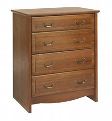 Madison 4 Drawer Chest w\/3 Equal Size Drawers & Smaller Top Drawer, 36"W